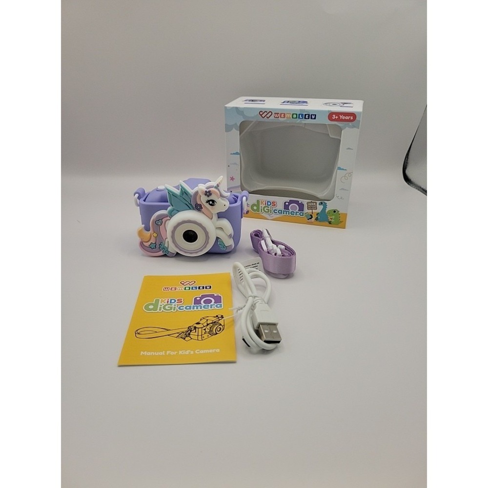 Children's Unicorn Rechargeable Camera with Protective Silicone Cover
